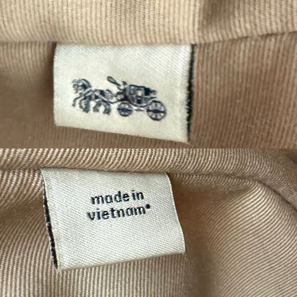 Coach Pennie Shoulder Bag Signature Coated Canvas Refined Pebbled Leather C1523 - Picture 13 of 14